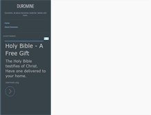 Tablet Screenshot of duromine.apidex.net